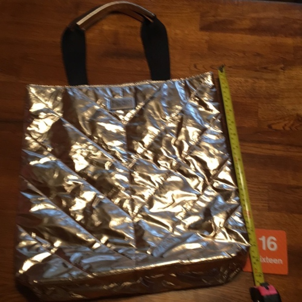 VICTORIA’S SECRET Metallic Quilted Tote - Picture 7 of 10